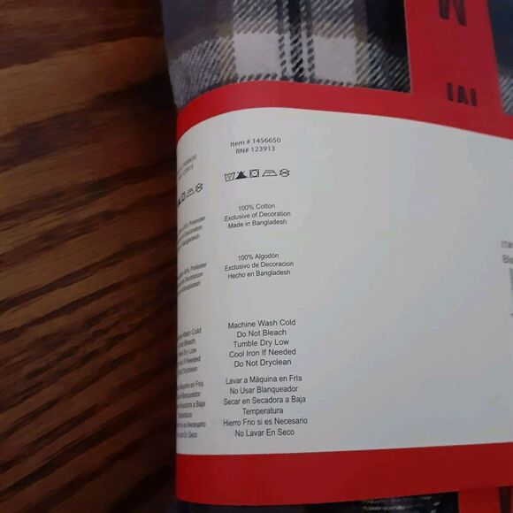 Jachs New York 2-Pack Men's M Waffle Thermal & Flannel Shirt Black Gray Plaid - Picture 6 of 7